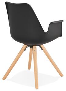 Kokoon Design Jídelní židle Skanor Barva: bílá/přírodní
