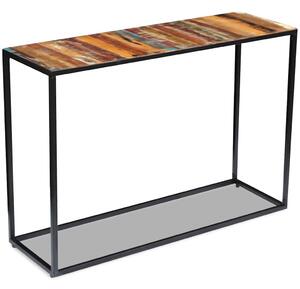 Konzolový stolek masivní recyklované dřevo 110 x 35 x 76 cm 243337