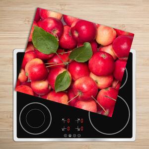 Skleněné deska do kuchyně Červené jablka 60x52 cm