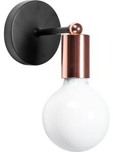 Toolight - kovová nástěnná lampa E27 60W 392205, růžové-zlato, OSW-04019