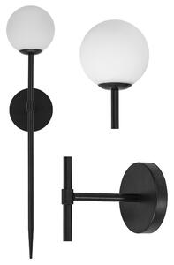 Toolight - nástěnná černá lampa 52cm APP577-1W, černá, OSW-08755