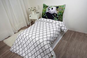 Aaryans bavlněné povlečení 3D Panda 140x200/70x90cm