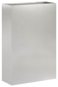 Zahradní pěstebník Stříbrná 40 x 20 x 75 cm Nerezová ocel