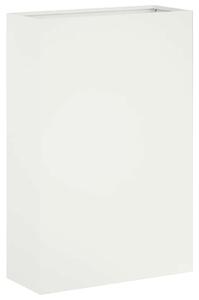 Zahradní pěstebník Bílá 50 x 20 x 75 cm Studená válcovaná ocel