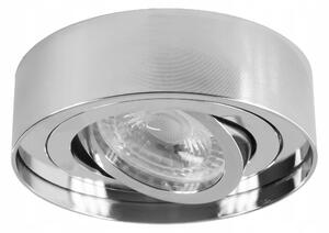 Chromové zápustné stropní svítidlo GU10, Ø 94 mm