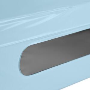 Skládací úložný box PVC Compactor Nordic 50 x 38.5 x 24 cm, světle modrý