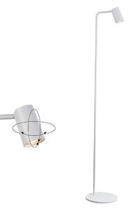 Mantra 7522 Sal, bílá stojací lampa s otočnou hlavou 1xGU10, výška 123,5cm