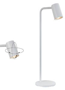 Mantra 7521 Sal, bílá stolní lampa s otočnou hlavou 1xGU10, výška 53,5cm