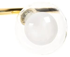 Toolight, Závěsná lampa Zlaté skleněné koule 4ks APP675-4CP, OSW-06200