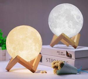 ISO 9509 3D Lampička měsíc Moon Light 8 cm
