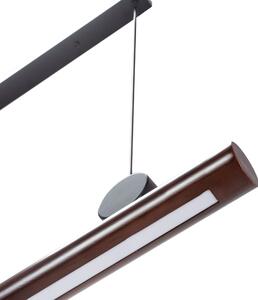 Toolight - LED stropní lampa APP969-1CP, hnědá-černá mřížka, OSW-07002