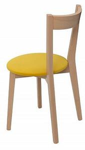 IKKA jídelní židle, dub sonoma/žlutá