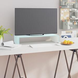 TV stolek / podstavec na monitor sklo zelený 60 x 25 x 11 cm 244143