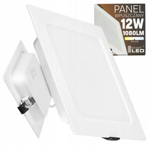 Zápustný LED panel 12 W, neutrální bílá