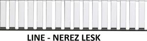 Alcadrain APZ1-300 nerezový sprchový žlab s krycím roštem 30 cm Krycí rošt: LINE