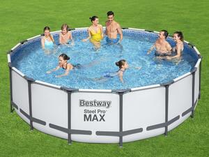 Bestway 5612Z Zahradní bazén Steel Pro MAX 4.88mx 1.22m Pool Set s kartušovou filtrací