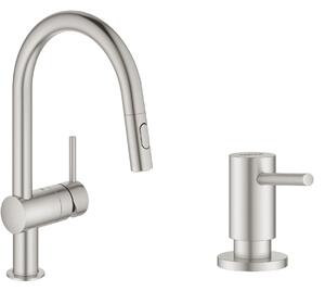 Sada kuchyňská baterie Grohe Minta 32321DC2, dávkovač tekutin Grohe Cosmopolitan 40535DC0