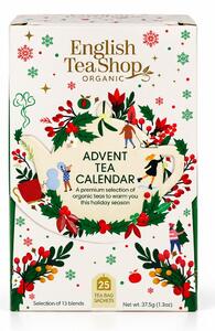 ENGLISH TEA SHOP adventní kalendář 25 ks - bílá