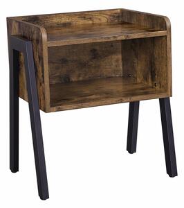 Vasagle Noční stolek industriální, rustikální 42 x 35 x 52 cm