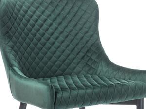 COLIN B jídelní židle, tmavě zelená