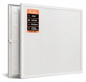 Bílé stropní LED svítidlo 32 W, 3520 lm, 4000 K, 40 × 40 cm, neutrální bílá, IP20