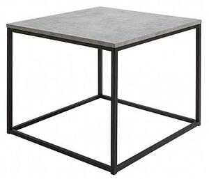 AROZ konferenční stolek LAW/69, beton chicago světle šedý/černá