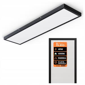 Stropní LED svítidlo 5600 lm, 30 × 120 cm, 40 W, neutrální bílá 4000 K, IP20