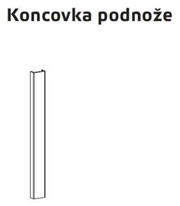 EBS 964411 Koncovka soklu nerez, 124mm