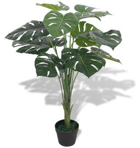 Umělá rostlina monstera s květináčem 70 cm zelená 244435