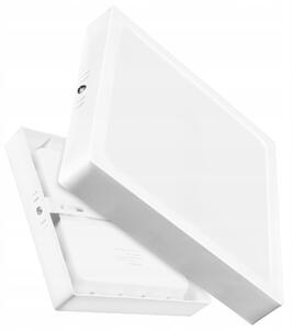 Bílé čtvercové stropní LED svítidlo 18 W, neutrální bílá