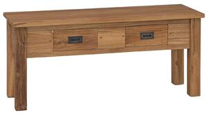 Lavice, masivní teak, 90x30x40 cm 244486