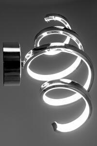 Toolight - LED nástěnná lampa SPRING APP828-W, chromová, OSW-09180