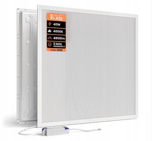 Zápustný LED panel 40 W, 4800 lm, 60 × 60 cm, neutrální bílá 4000 K