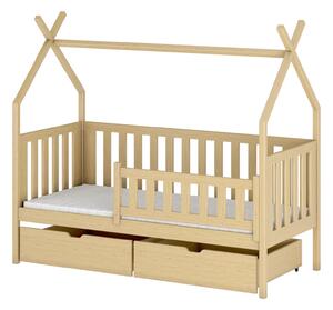 Legno Dětská postel ve tvaru stanu Šimon borovice Rozměr (cm): 80x160