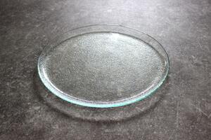 BDK-GLASS Dortový talíř čirý - prům. 32cm