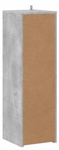 Skříňka na boty, botník, 6 polic, dřevo, 92x36x32 cm, beton šedá, Dekorino BB20260075