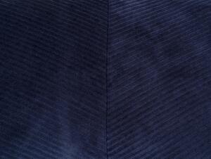 PRESENT TIME Polštář Ribbed tmavě modrá 40 × 60 cm