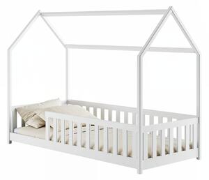 Legno Dětská postel ve tvaru domku Hano šedá Rozměr (cm): 80x180