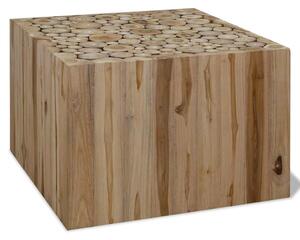 Konferenční stolek, pravý teak, 50x50x35 cm 244555