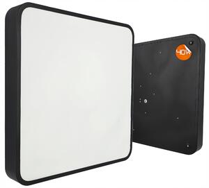 Černé stropní LED svítidlo 40 W, 40 cm, neutrální bílá