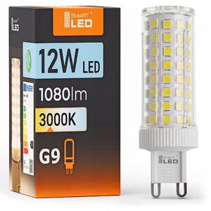 Bílá LED žárovka G9 12 W, 1080 lm, 3000 K – teplá bílá, úhel 180°