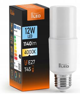 Bílá LED žárovka E27 12 W, 1140 lm, 4000 K – neutrální bílá, úhel 220°
