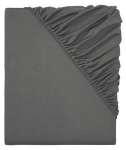 LIVARNO home Žerzejové napínací prostěradlo, 90-100 x 200 cm (šedá) (100358617001)
