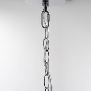 Toolight - Křišťálová závěsná lampa 3xE14 40W APP210-3CPR, stříbrná, OSW-07500
