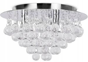 Toolight - Křišťálová stropní lampa Glamour 3xE14 392179, OSW-04005