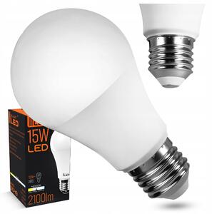 LED žárovka E27 15 W, 2100 lm, neutrální bílá, úhel 200°, Ø 60 mm