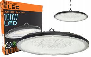 Průmyslové LED svítidlo High Bay 100 W, 10000 lm, neutrální bílá, IP65, Ø 266 mm