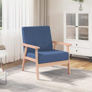 VidaXL Křeslo textil [244651] Barva: Modrá