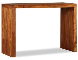 Konzolový stolek masivní dřevo s medovým povrchem 110x40x76 cm 244671