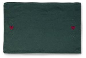 Vánoční prostírání Hearts Green 49x32 cm Juna